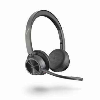 Poly Voyager 4320 Bluetooth Headphones with Mic USB-A/C Connector Black