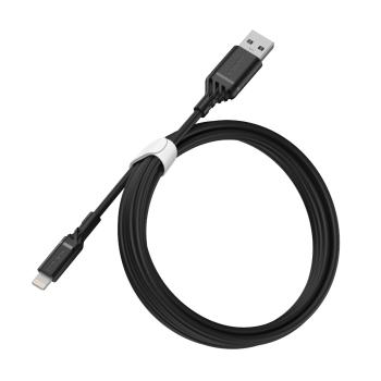 Otterbox - Charge/Sync Lightning Cable 6ft Black